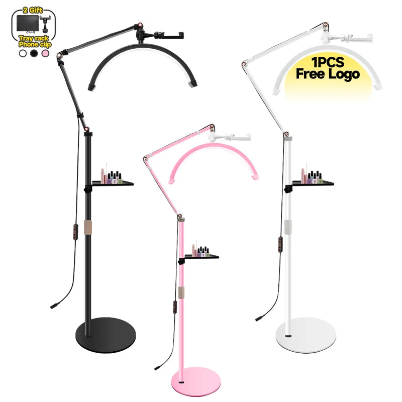 Half Moon Eyelash Lamp - LED Salon Light with Adjustable Color Temperature Tidesmit