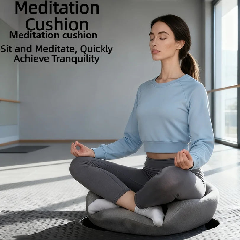 Ergonomic Meditation Cushion 60x60x22cm Memory Foam Floor Seat Pillow for Tailbone & Hip Support Comfortable Yoga Floor Chair