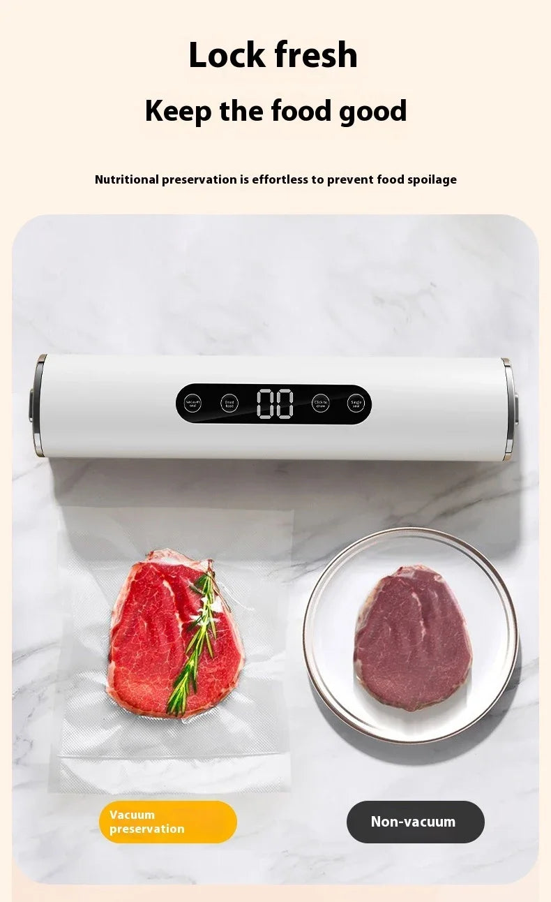 Professional Vacuum Sealer for Food Vacuumor for Products Kitchen Sealing Machine Cuisine Packaging Plastic Bag Sealant