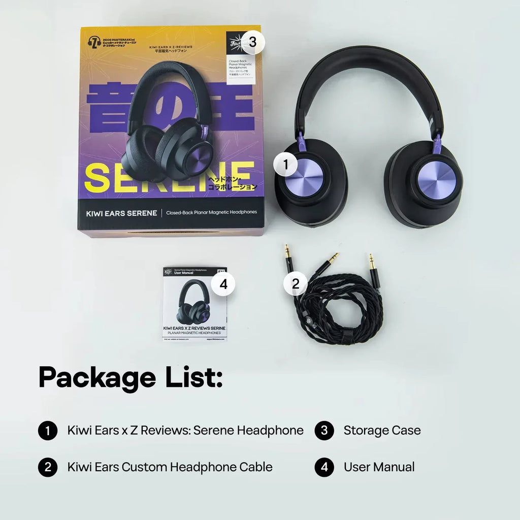 Planar Magnetic Headphones | Wired Hi-Res Audio Tidesmit Model-01 Tidesmit