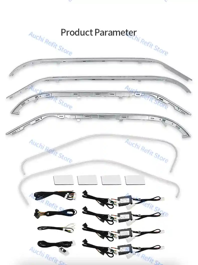 Mercedes-Benz W205 Ambient LED Vents - 64-Color Lighting Kit Tidesmit