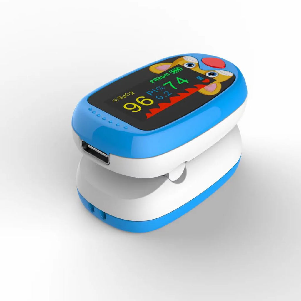 USB Pediatric Oximeter Finger Blood Oxygen Monitor for Children Pulse Oximeter OLED Digital Oximetro Home Medical