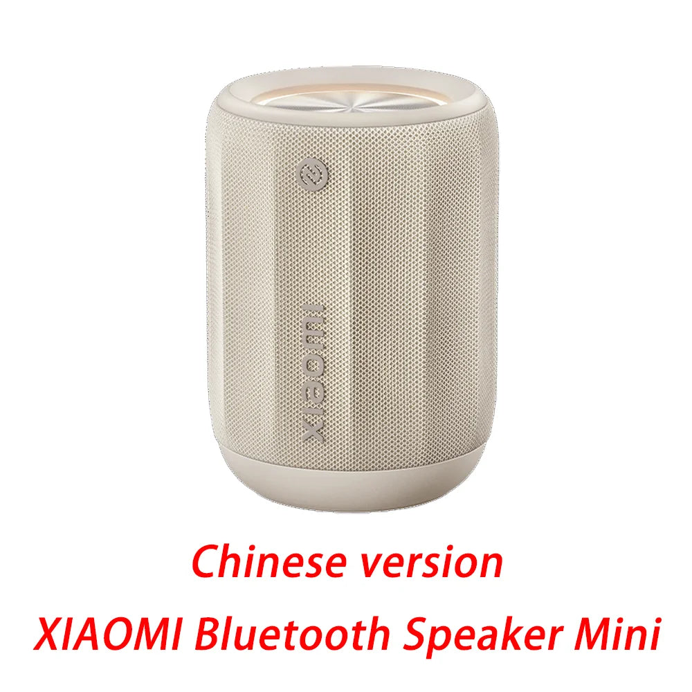 Original Xiaomi Bluetooth Speaker Mini is compact and portable, with an RGB ambient light ring offering customizable colors CN.