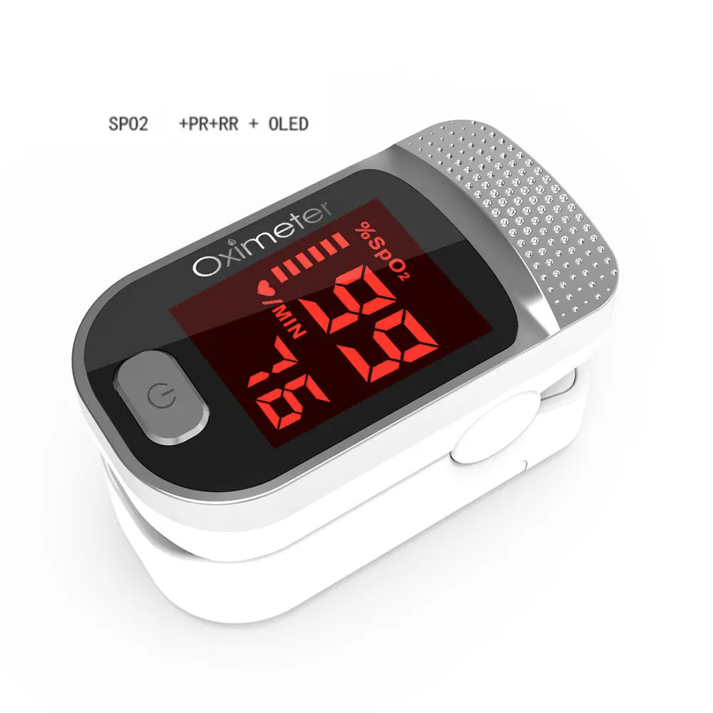 JianyouCare Finger Pulse Oled Oximeter Portable RR Blood Oxygen Saturation Meter Respiratory Rate Oximetro De Dedo Pulsioximetro