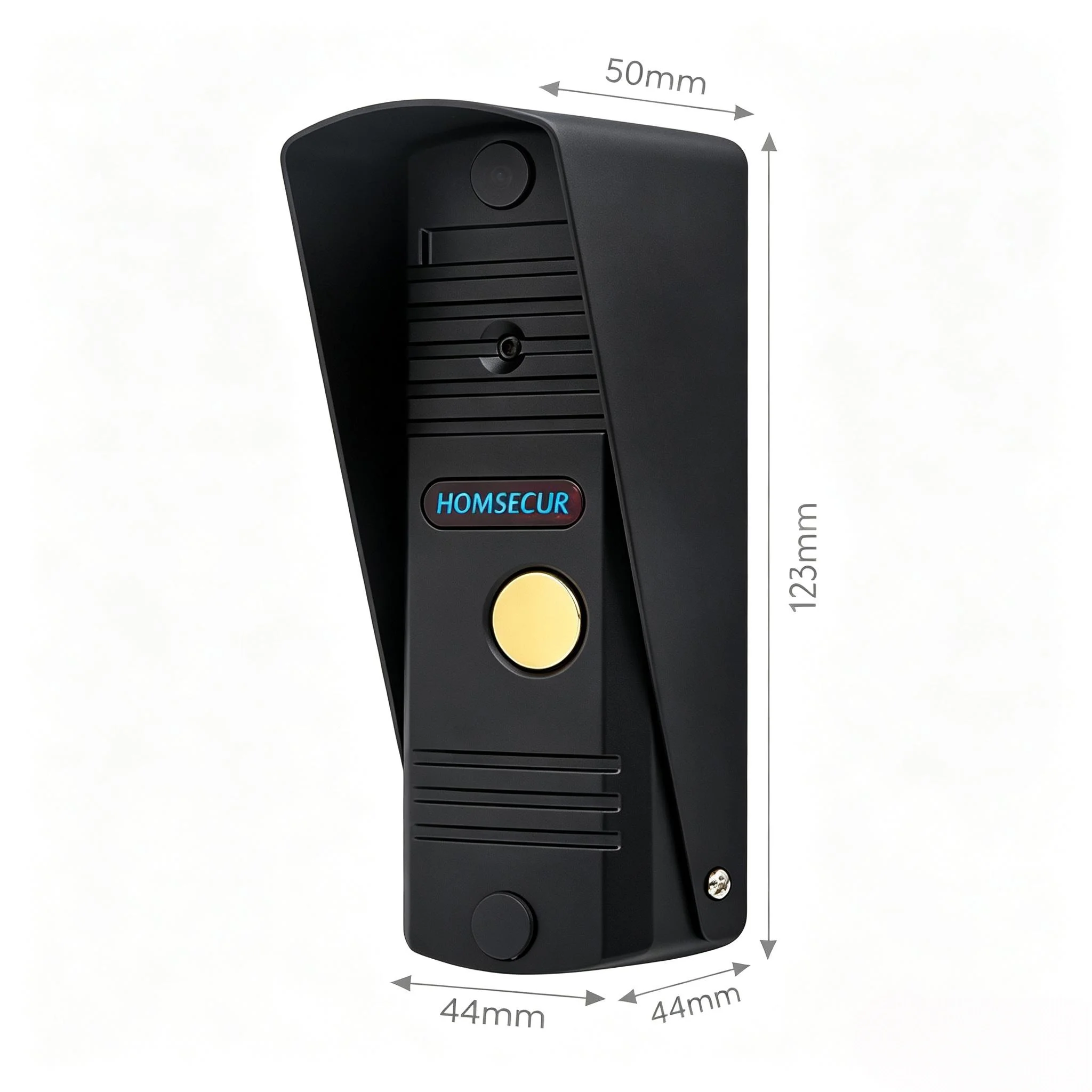 (Not Standalone) HOMSECUR 84201-CR-FHD Doorbell Camera 2.0MP Night Vision For HDK Video Door Phone Intercom Doorbell