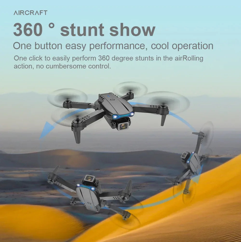 4K Camera Drone - Foldable RC Quadcopter with Obstacle Avoidance Tidesmit