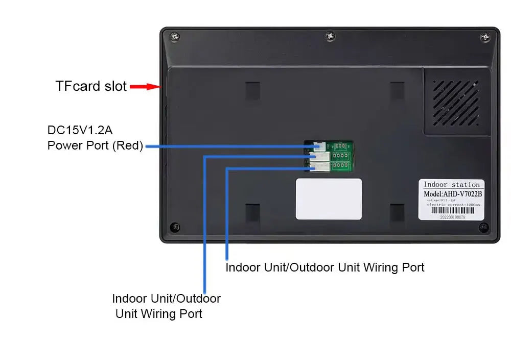2/3/4 Unit Home Video Intercom for Apartments Residential Intercom Doorbell Wifi Video Door Phone System with RFID Card Unlock