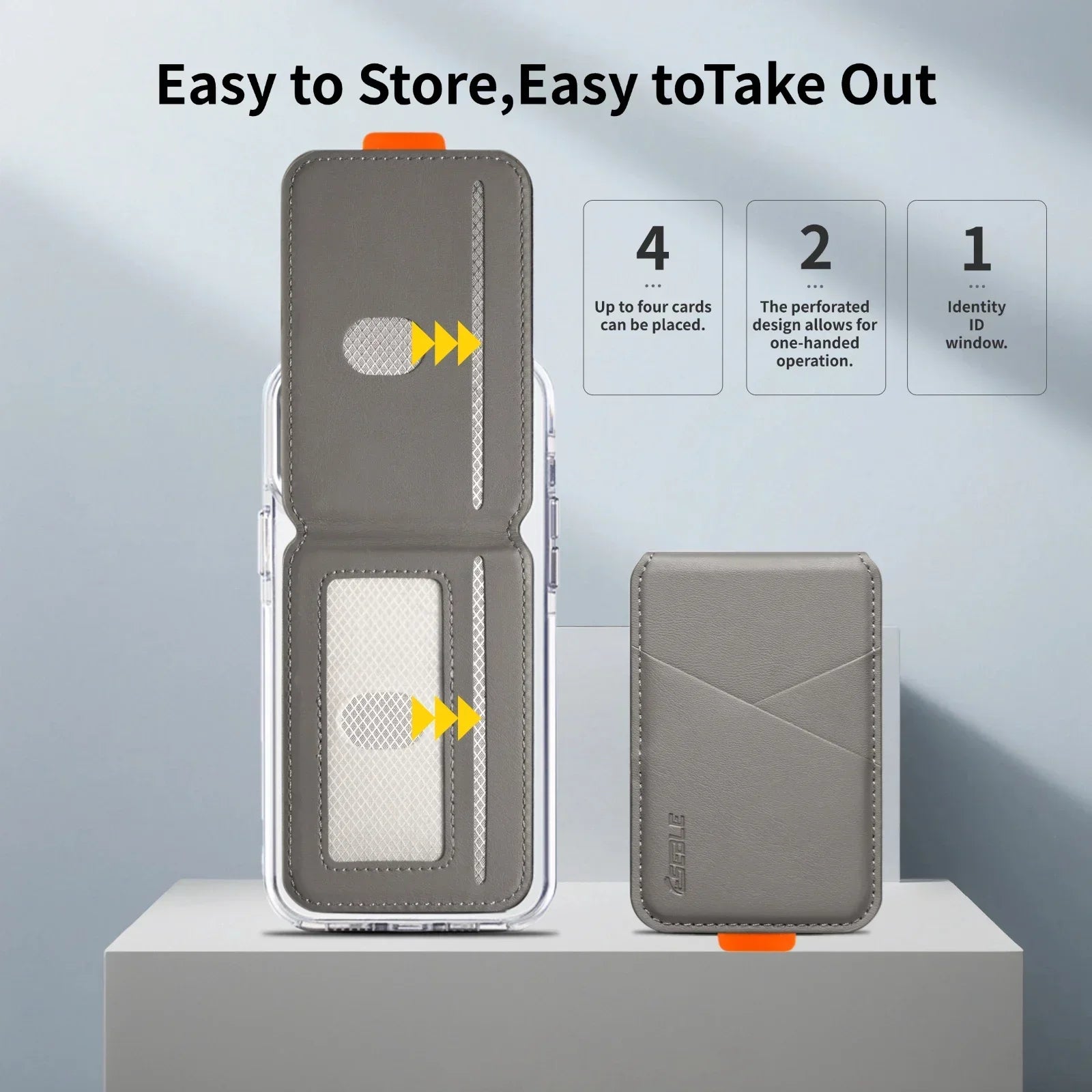 Magnetic Card Holder for iPhone: Slim RFID MagSafe Wallet & Card Case Tidesmit