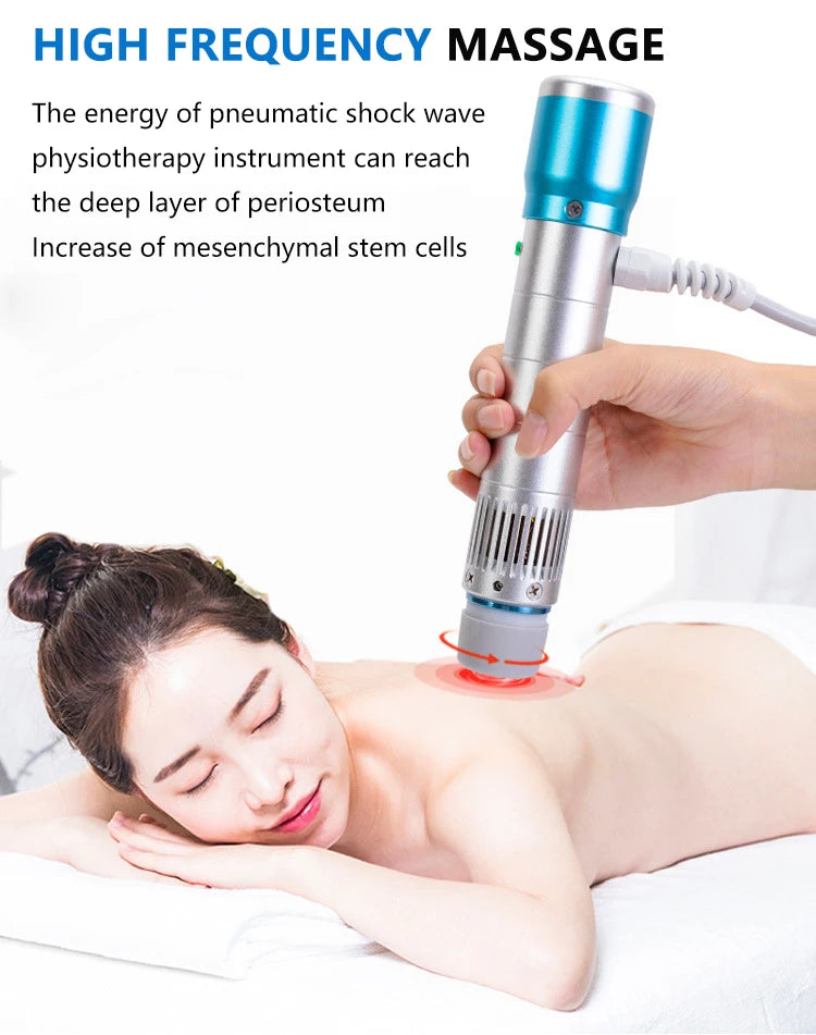 Shockwave Therapy Machine for Back Pain Relief - Portable Electric Device Massage Chairs Tidesmit