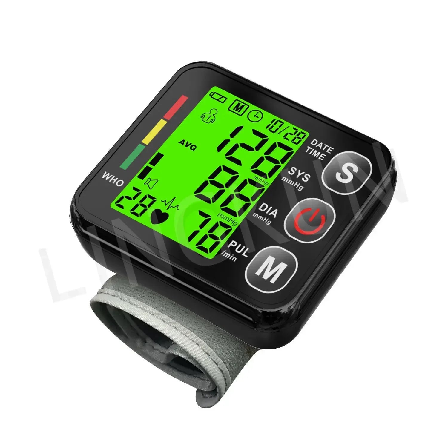 English Voice High Accurate BP Monitors Wrist Blood Pressure Monitor Tonometer Digital Sphygmomanometer Electronic Bp Monitors
