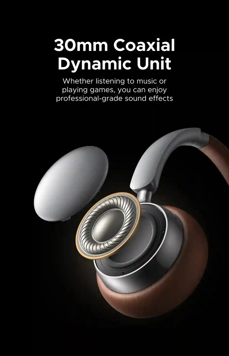 Active Noise Cancelling Wireless Headphones - Over-Ear Studio Monitor Tidesmit