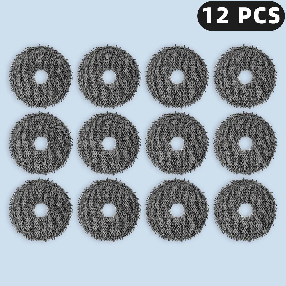 Tidesmit replacement parts kit for iRobot Roomba Plus 405 505 showing main brush, side brush, filter, and mop pads.