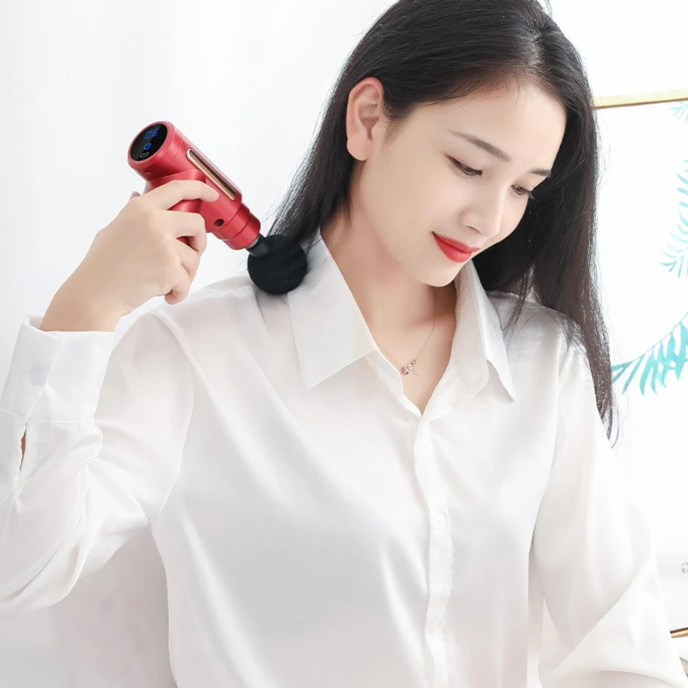 Fascia Gun for Deep Tissue Muscle Recovery | Rechargeable Massager Fascia Gun Tidesmit