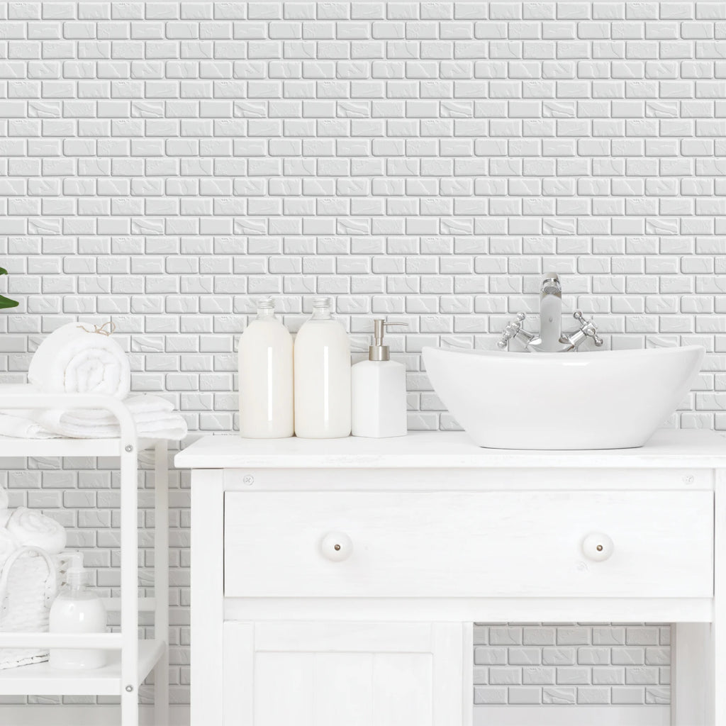 5/10Pcs Peel and Stick Tile Backsplash Thicker Design Marble Tiles 12"X12" Stick on Backsplash Self Adhesive Tiles for Any Room