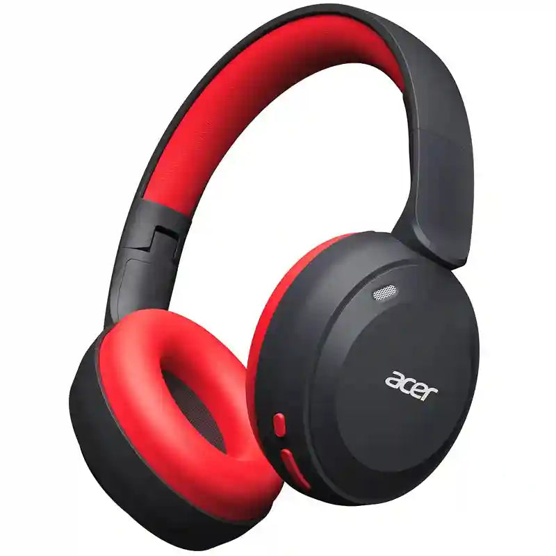 Kids Wireless Headphones, Volume Limited Bluetooth Over-Ear Headset BlackRed Tidesmit