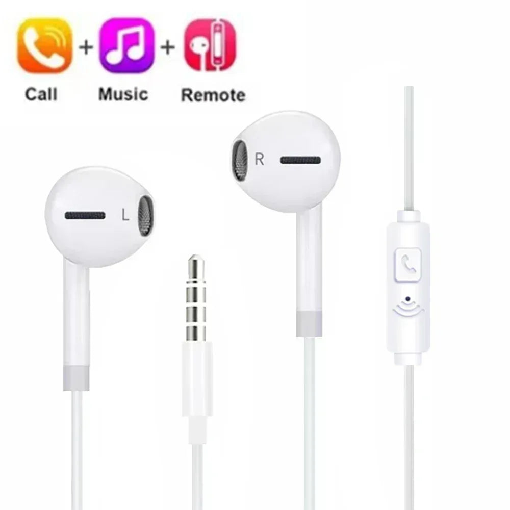Wired Stereo Earbuds 3.5mm Universal In-Ear Headphones by Tidesmit Tidesmit