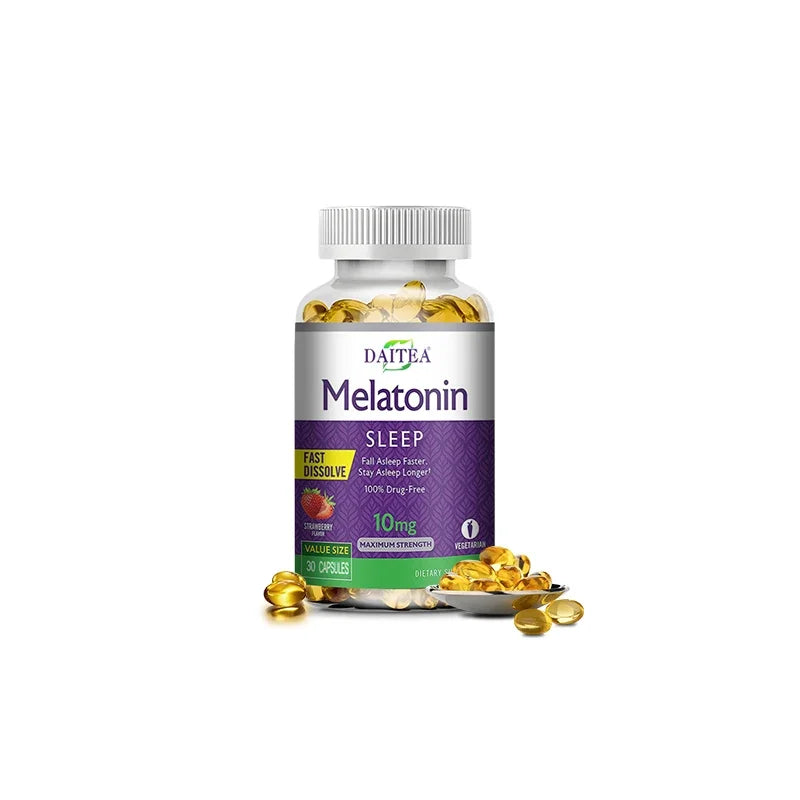 Daitea Sumian Capsules-Melatonin, improve memory sleep, improve insomnia, improve mood, enhance immune system and anti-oxidation