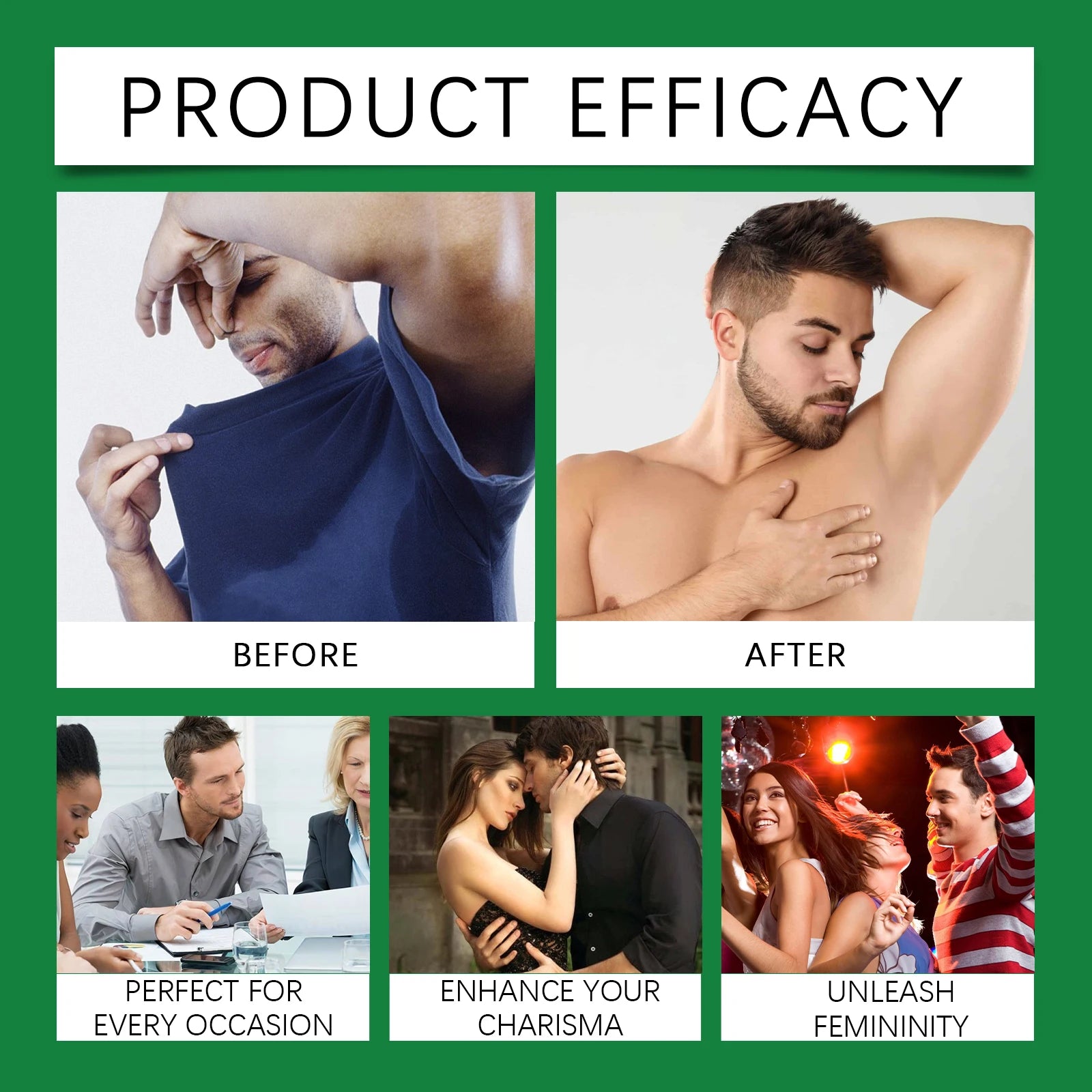 Tidesmit portable mint antiperspirant deodorant stick for men and women providing lasting underarm odor protection