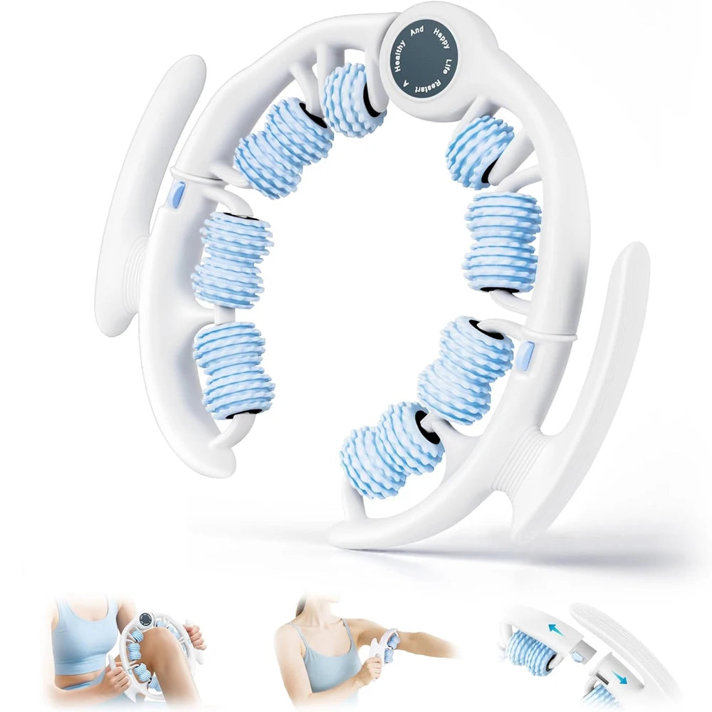 Anti-Cellulite Roller for Lymphatic Drainage and Muscle Relief - Tidesmit Body Shaping Massage Equipment Tidesmit