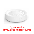 Tuya Zigbee Siren Alarm For Smart Home Security 100db Speaker Works With Alexa Yandex Alice Require Tuya Zigbee Hub.