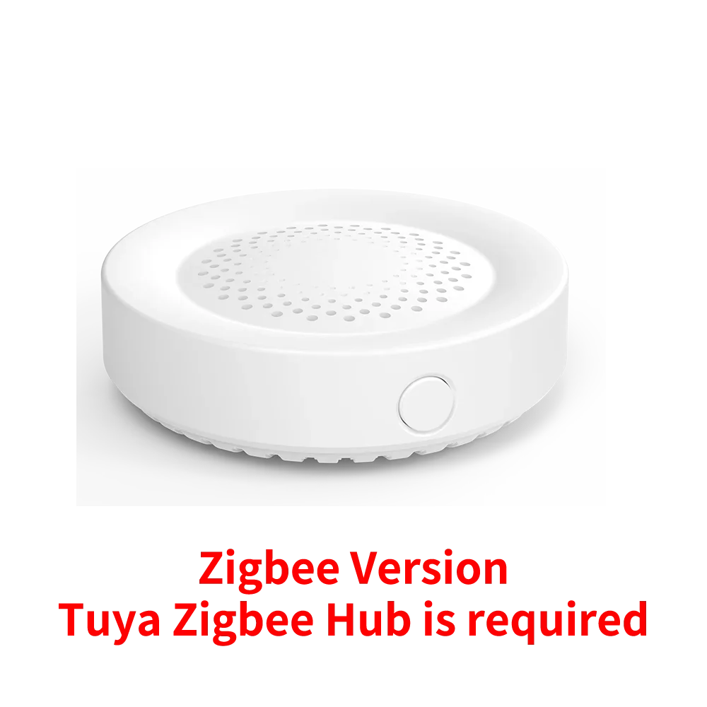 Tuya Zigbee Siren Alarm For Smart Home Security 100db Speaker Works With Alexa Yandex Alice Require Tuya Zigbee Hub.