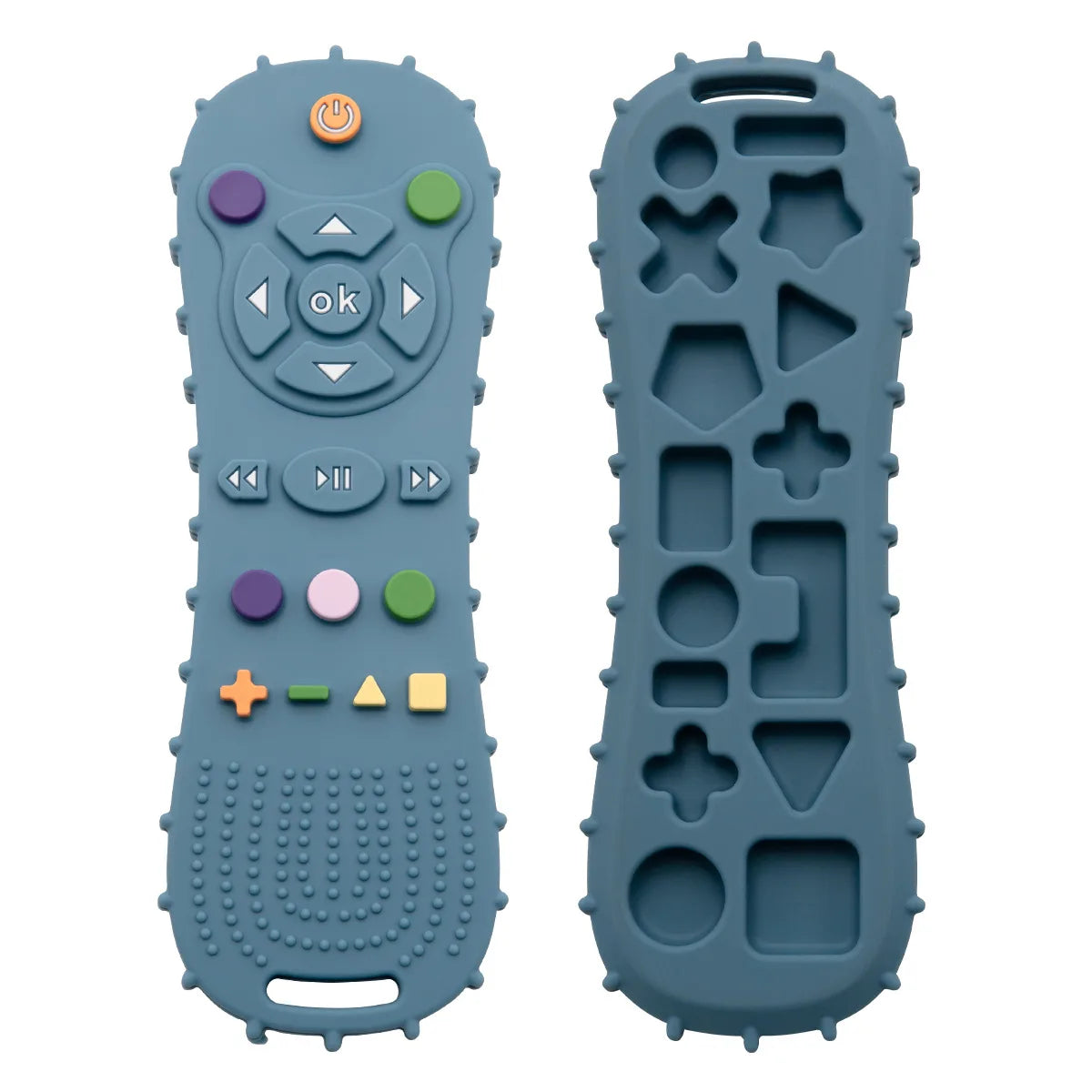 Remote control teether Baby anti-feeding children's teethers Silicone environmental protection material