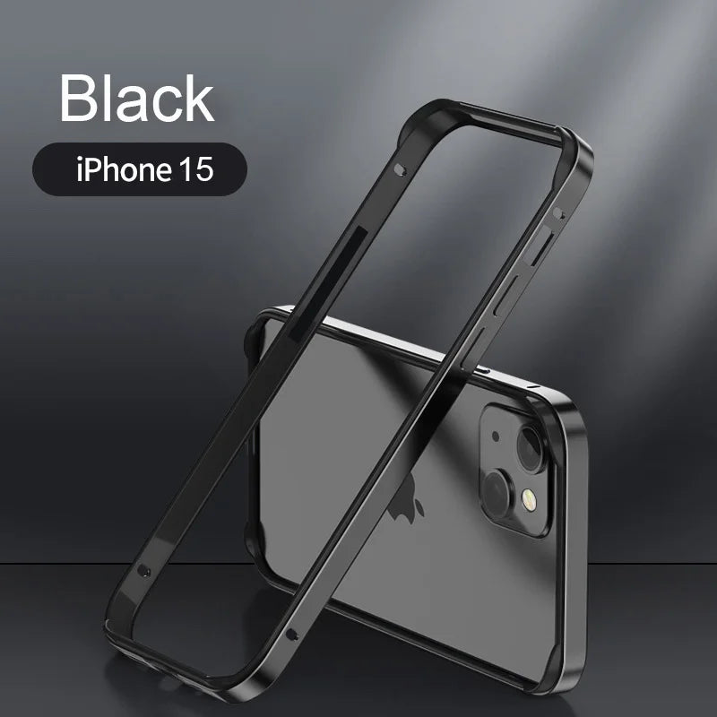 iPhone 17 Aluminum Bumper Case - Slim Military-Grade Metal Frame Tidesmit