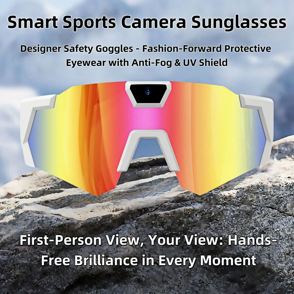 Smart Cycling Glasses with HD Camera - Windproof Sports Eye Protection Tidesmit