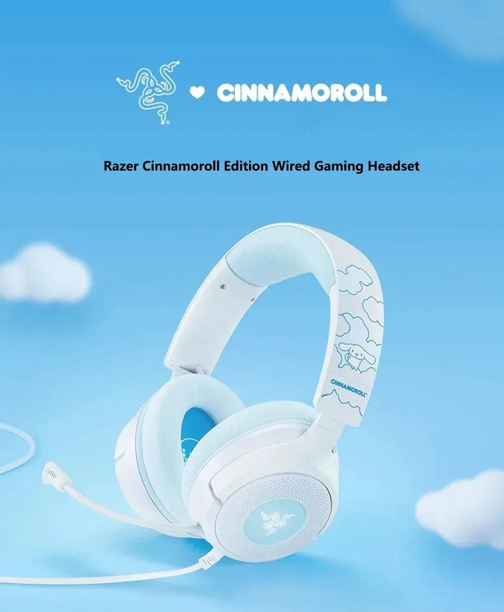 Cinnamoroll Gaming Headset | 7.1 Surround Sound | 40mm Drivers | Tidesmit Tidesmit