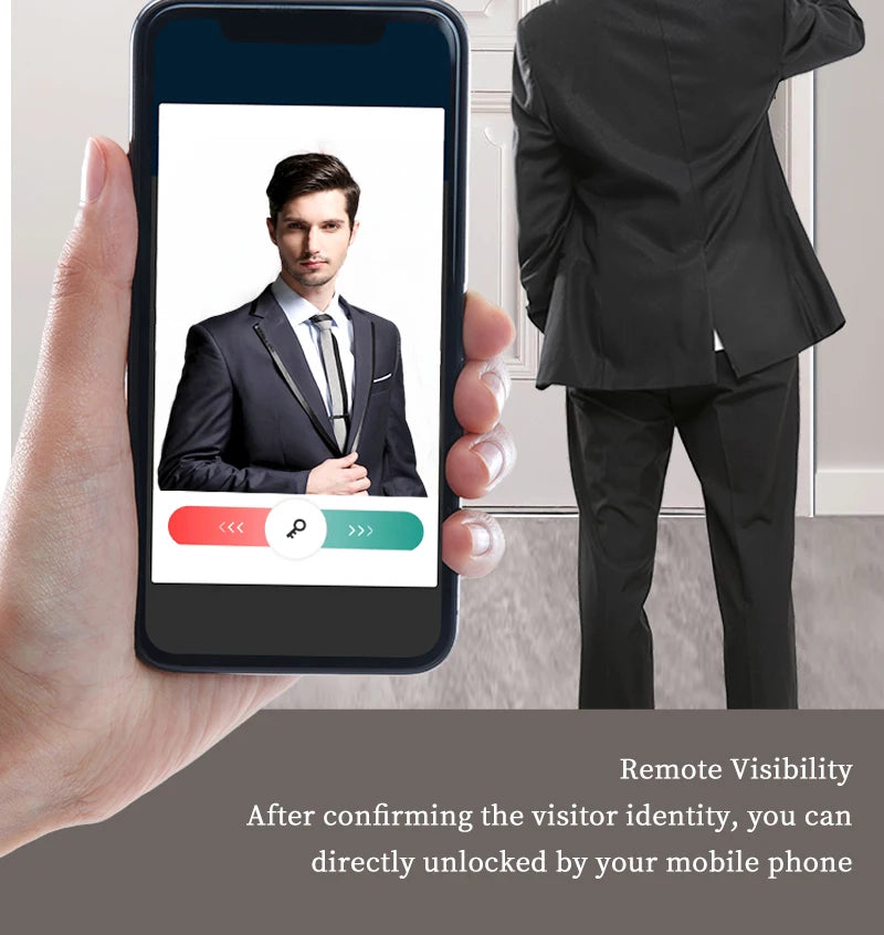 Cardoria Fully Automatic AI Dual Screen Camera Dual Electric Palm Vein Door Entry Intelligent Fingerprint Facial Lock Smart Lock