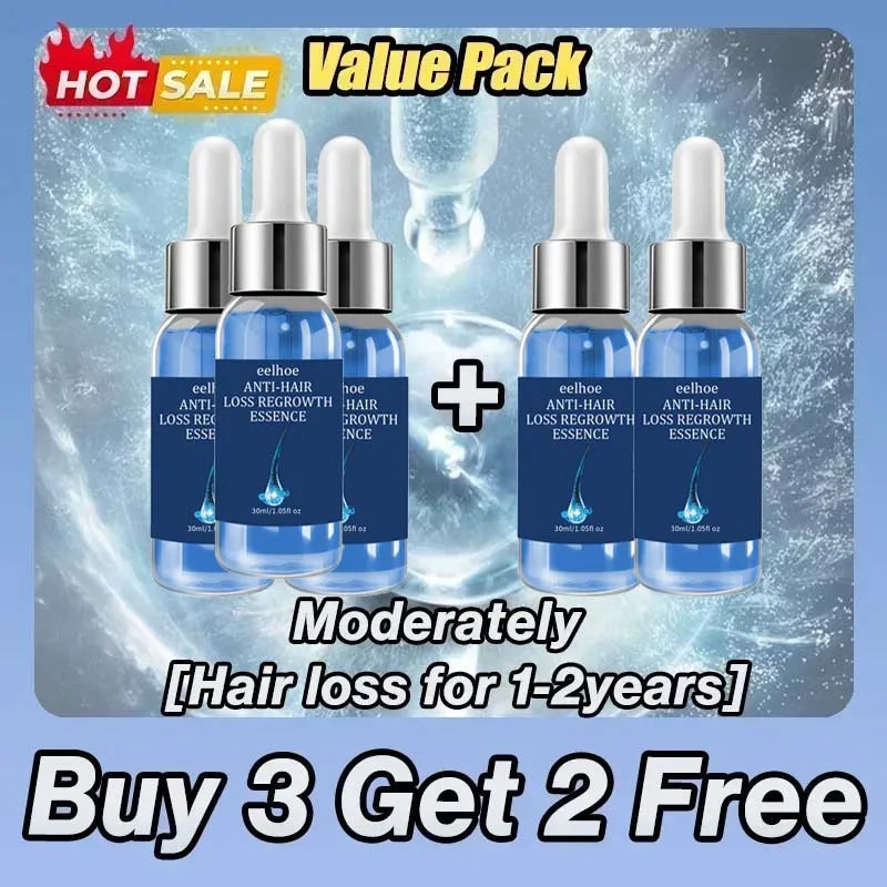 Tidesmit Biotin anti-hair loss serum for thicker hair growth and scalp massage treatment value pack.