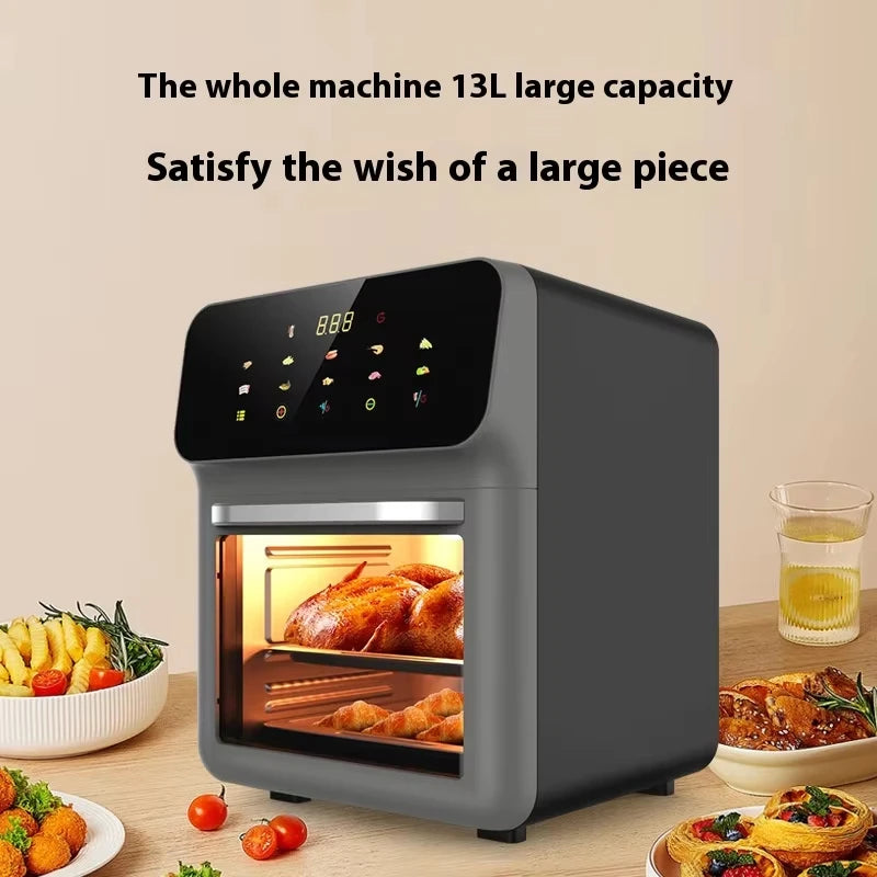 12L High Quality Multifuncional Commercial Smart Electric Digital Home air Fryer Silicone Pot