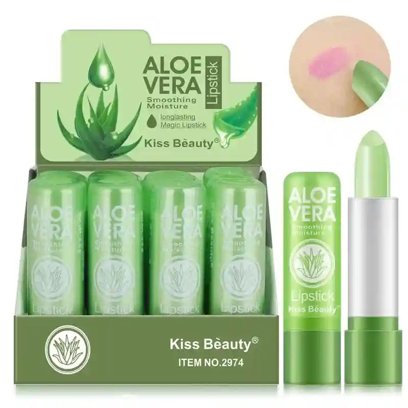 Color Changing Lip Balm - Nourishing Aloe Vera Tinted Treatment Set Lip Care Tidesmit