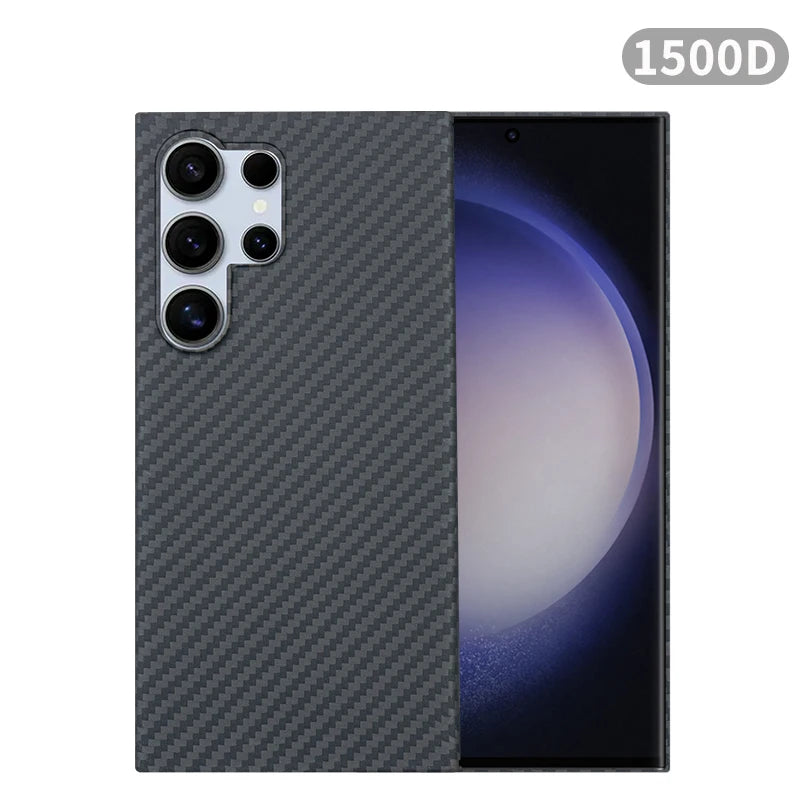 Samsung S24 Ultra Kevlar Case - Slim Aramid Fiber Magnetic Cover 1500DHSK China Mainland Galaxy S23 Ultra Tidesmit