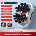 Fascia Gun Deep Tissue Massager – 24 Massage Heads – Tidesmit Fascia Gun 24 head-white Tidesmit