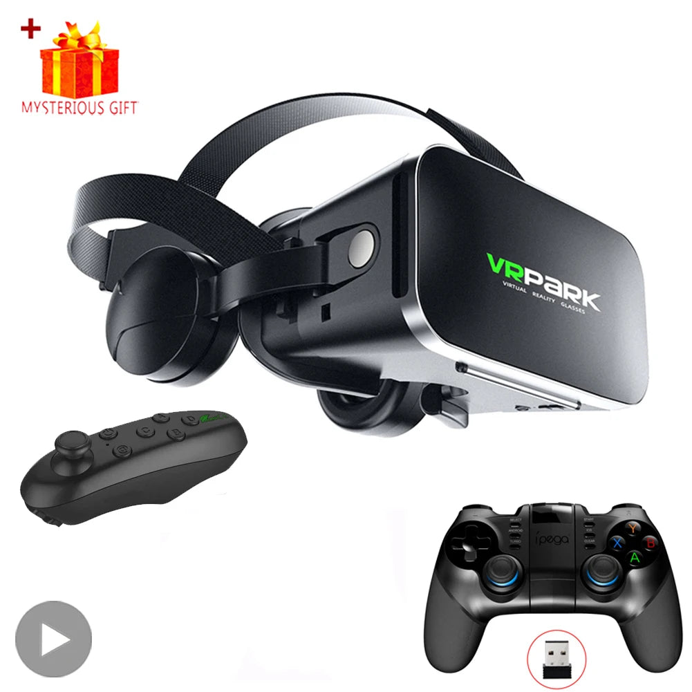 VR Headset for Smartphones with Bluetooth Control | Tidesmit Smart Glasses Tidesmit