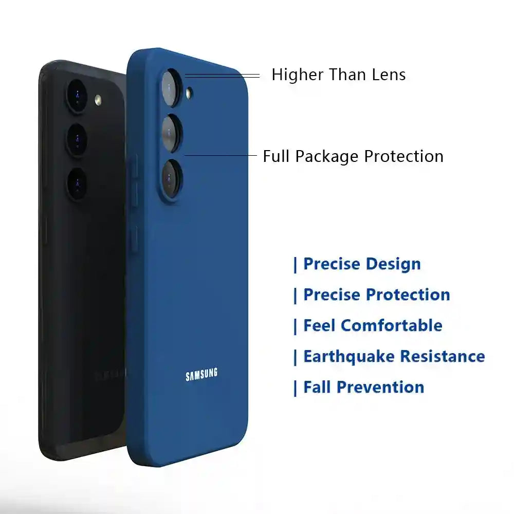 Liquid Silicone Phone Case for Samsung S25 FE – Shock-Absorbing Slim Fit Tidesmit