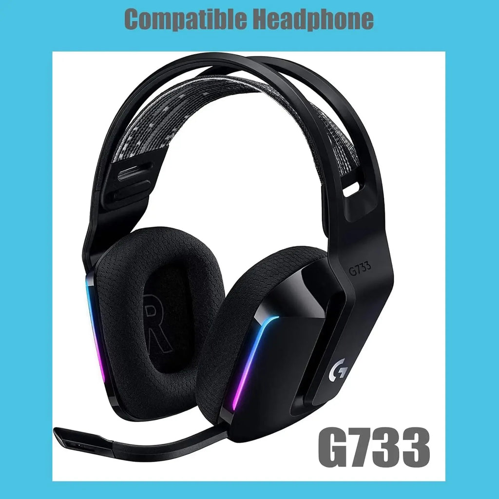Logitech G733 Replacement Earpads and Headband Kit by Tidesmit Tidesmit