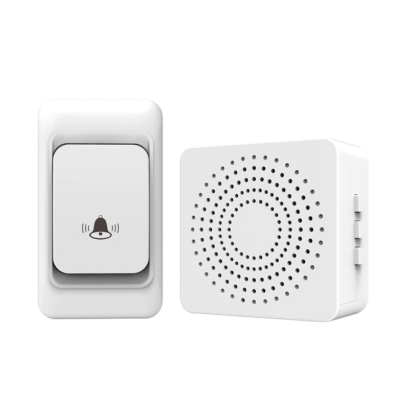USB Doorbell - Wireless Home Smart Ultra-Long-Range Remote Control Doorbell - USB Power Supply - Elderly Call Reminder Device