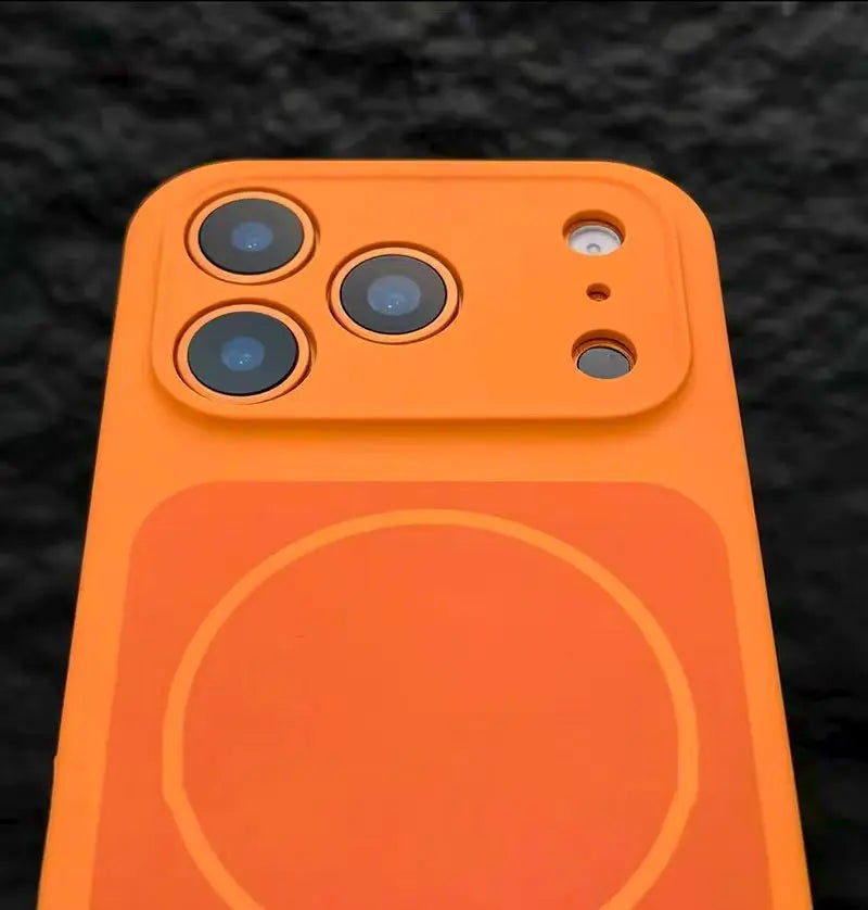 iPhone 17 Pro Max Magnetic Silicone Case - Shock-Absorbing Slim Cover Tidesmit