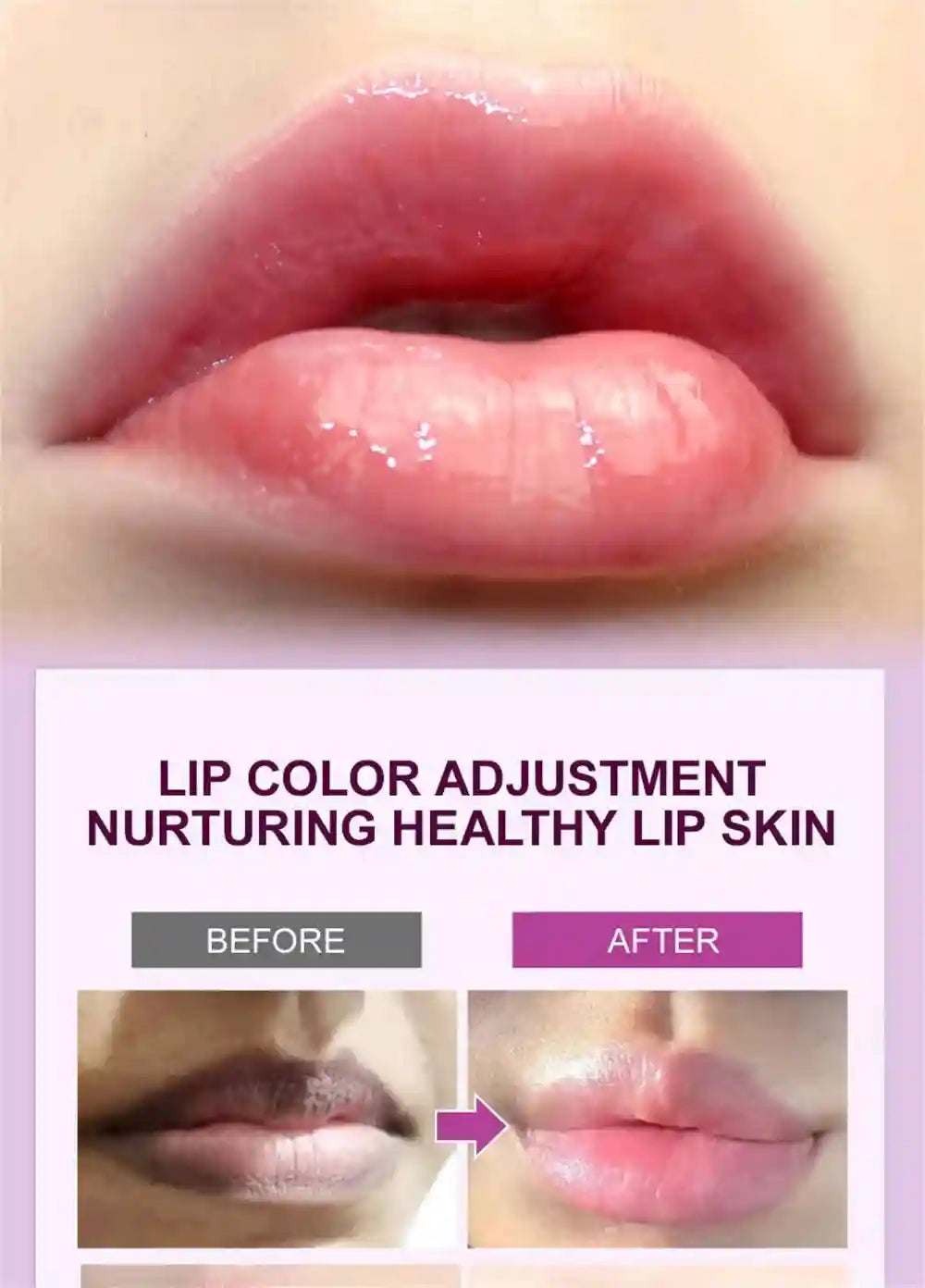 Dark Lip Lightening Balm - Moisturizing Exfoliator by Tidesmit Lip Care Tidesmit