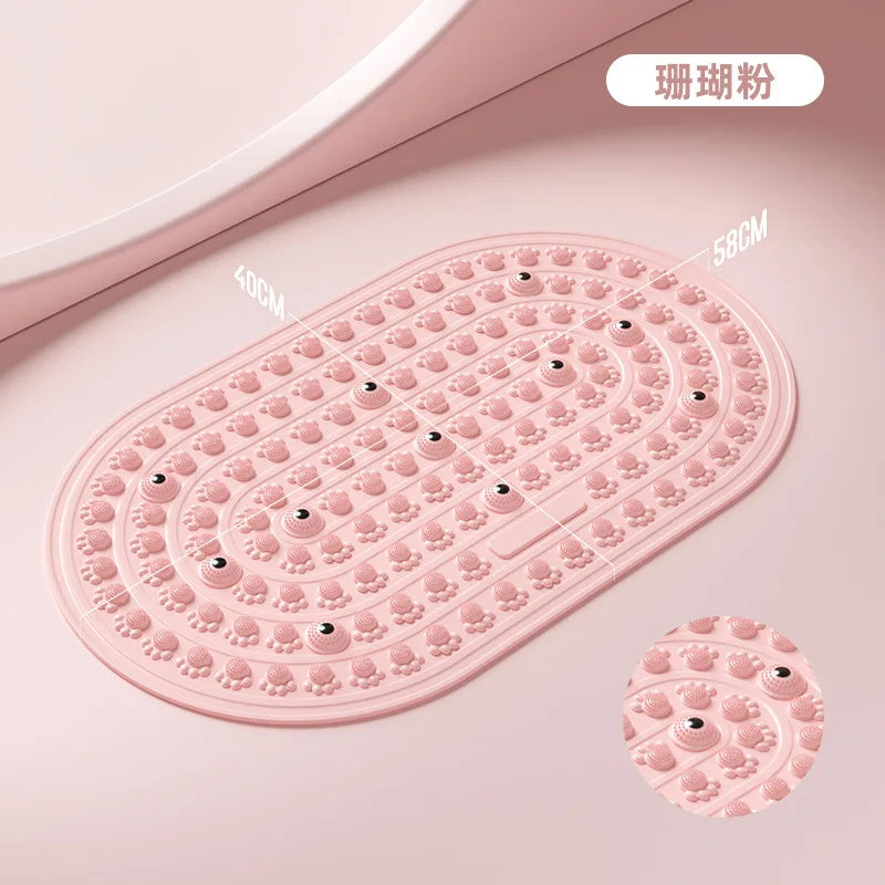 Massage Cushion for Feet | Anti-Fatigue Deep Tissue Mat | Tidesmit Massage Cushion Pink 40 58cm 1Pc Tidesmit