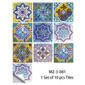 29 Styles Thickened Frosted Tiles Floor Sticker Kitchen Bathroom Home Renovation Wallpaper Waterproof Non-slip Art Wall Decals