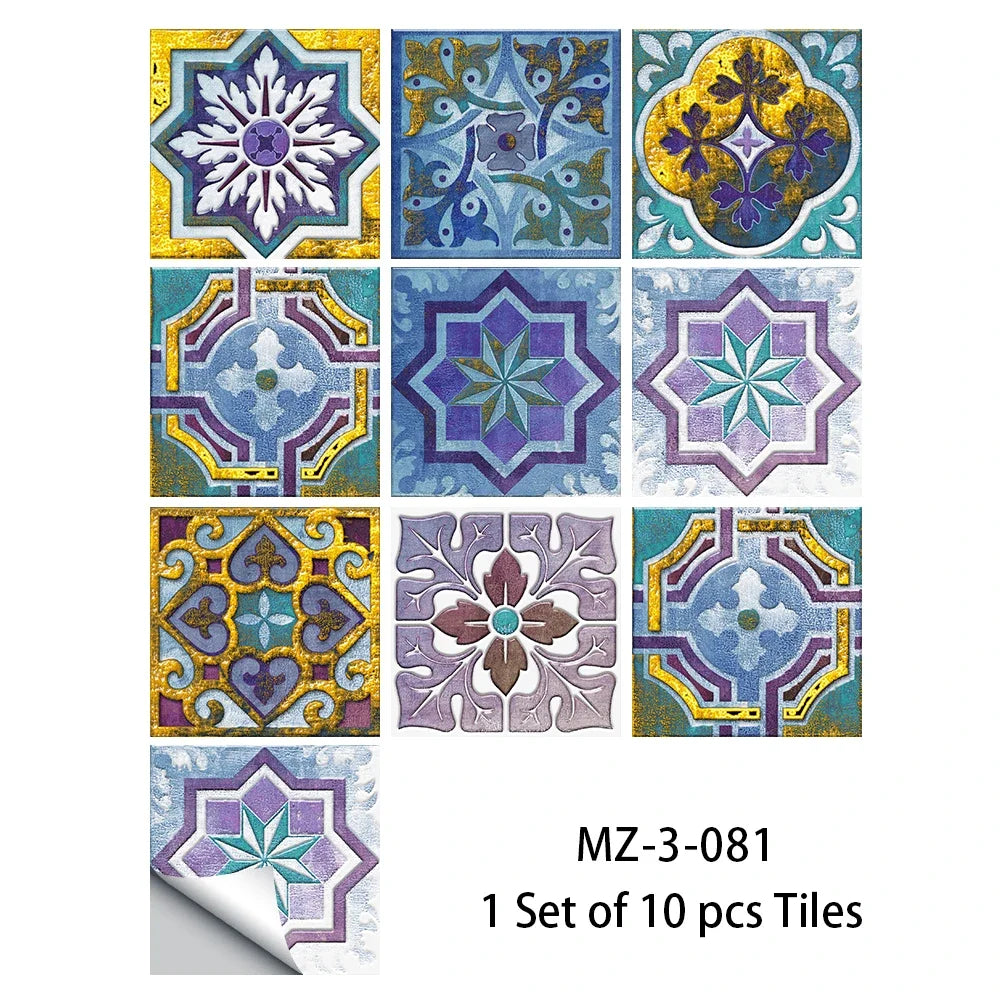 29 Styles Thickened Frosted Tiles Floor Sticker Kitchen Bathroom Home Renovation Wallpaper Waterproof Non-slip Art Wall Decals
