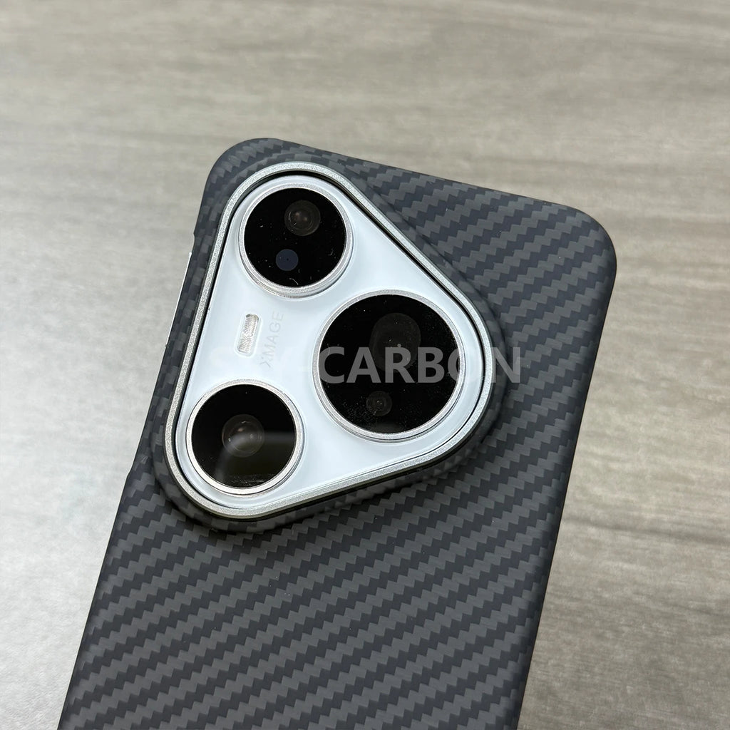 Carbon Fiber Huawei Pura 80 Ultra Case - Slim MagSafe Shock-Absorbing Cover Tidesmit