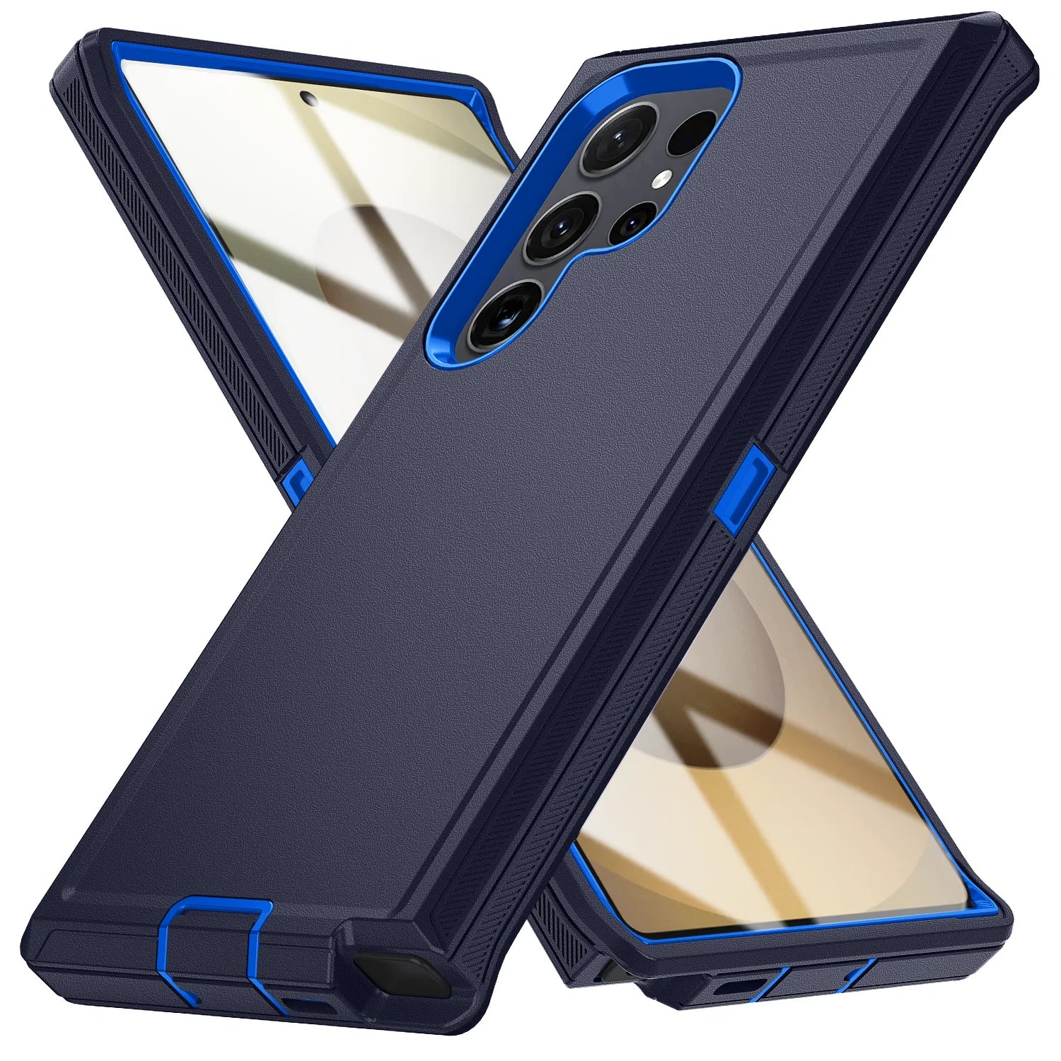 Samsung Galaxy S24 Ultra Military Armor Case With Kickstand Tidesmit