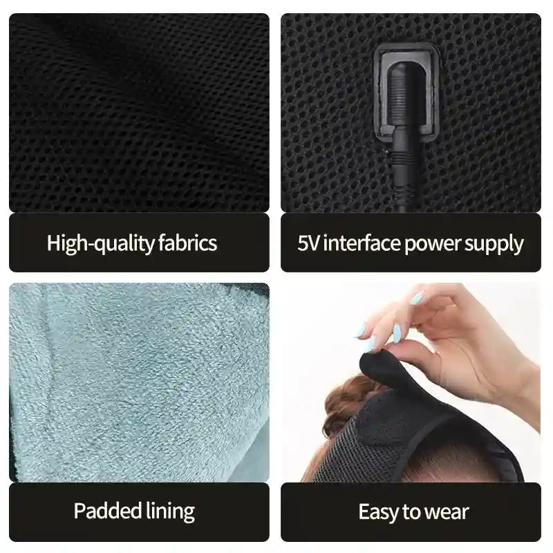 Wearable Facial Heating Pad for Jaw Pain Relief - Tidesmit Wellness Massage Cushion Tidesmit