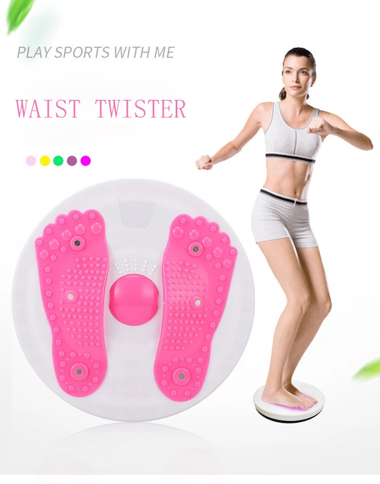 Waist Twisting Disc for Abdominal Toning - Magnetic Fitness Tool Body Shaping Massage Equipment Tidesmit