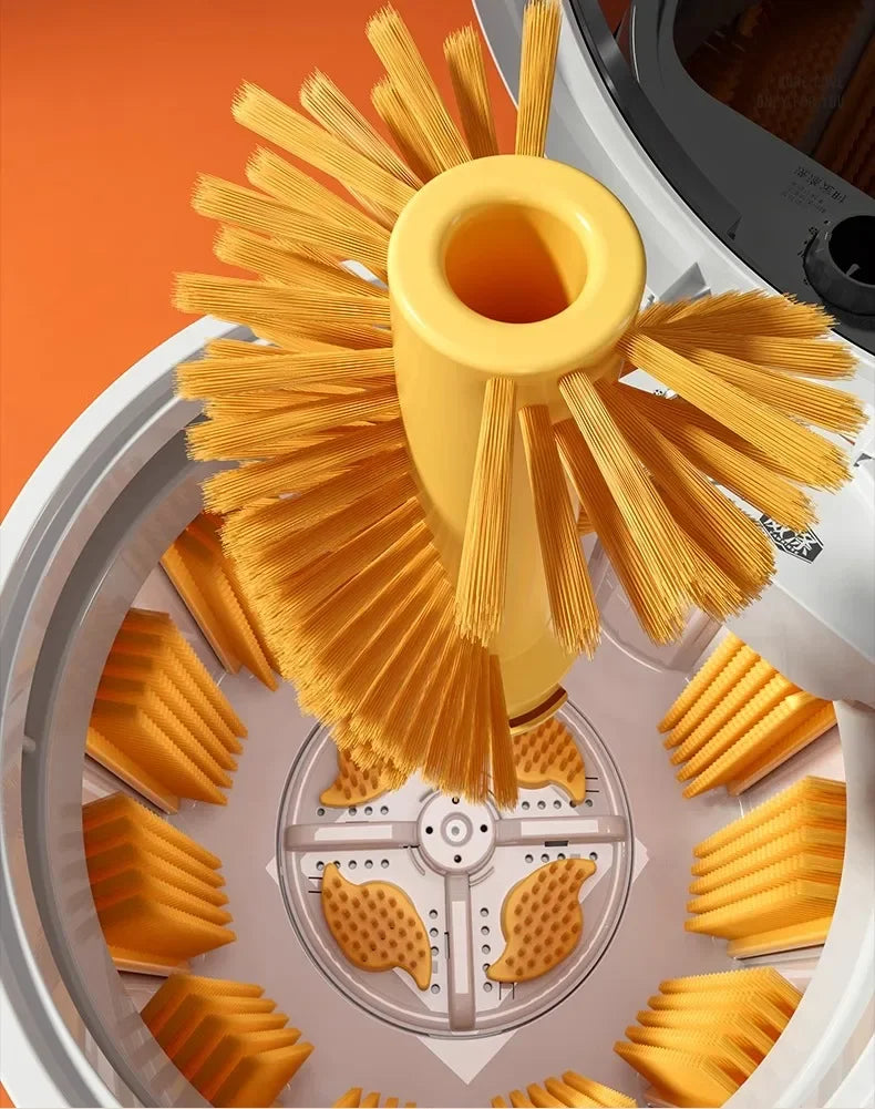 Tidesmit 220V semi-automatic compact shoe washing machine featuring specialized brush cycle for socks and underwear