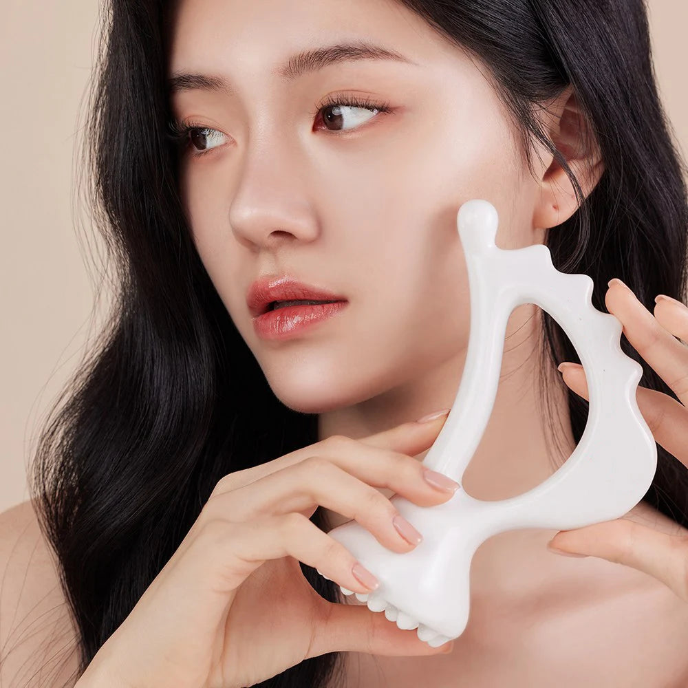 Fascia Gun for Deep Tissue Muscle Recovery - Portable White Massager Fascia Gun Tidesmit